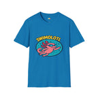 Swimolotl Athletic Axolotl Swimming T-Shirt - Funny Animal Pun Pool Swimmer Water Sports Fitness Tee