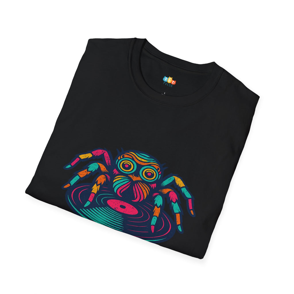 Cool People Meet On The Web Spider T-Shirt - Funny Jumping Spider Arachnid Pet Owner Gift Tee
