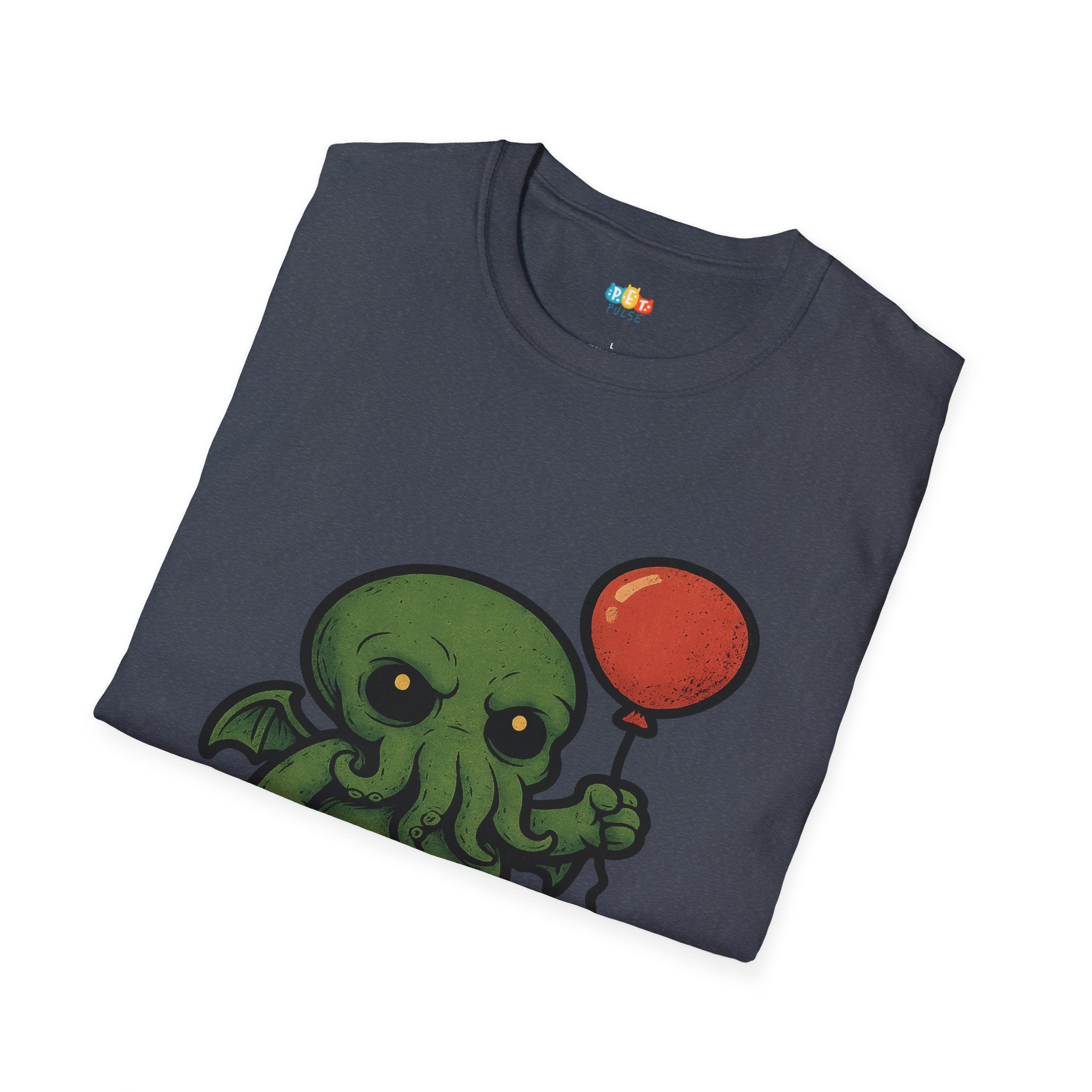Tentacles and Hugs Cthulhu T-Shirt - Funny Cute Lovecraft Octopus Monster Horror Comedy Graphic Tee