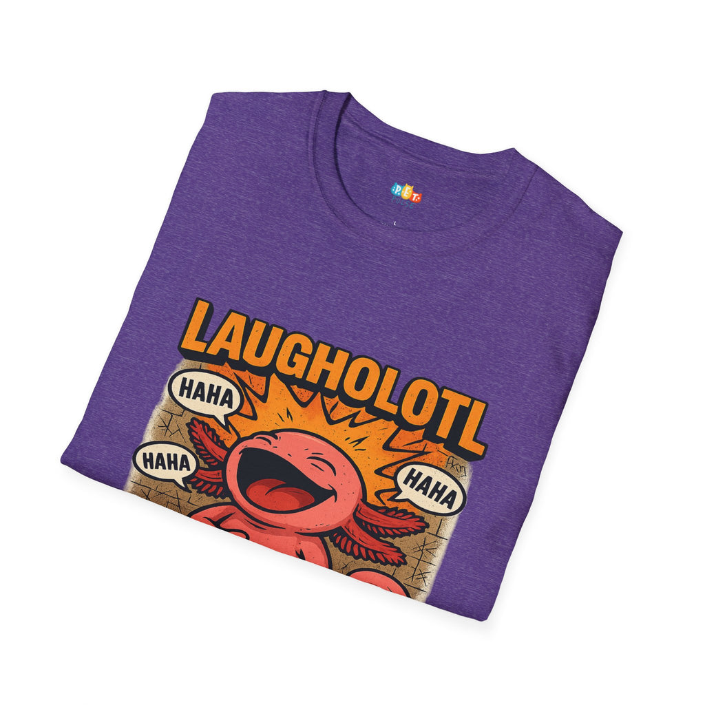 Laugholotl Comedy Axolotl T-Shirt - Funny Comedian Joke Book Humor Laughter Stand Up Comedy Tee