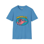 Swimolotl Athletic Axolotl Swimming T-Shirt - Funny Animal Pun Pool Swimmer Water Sports Fitness Tee
