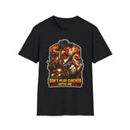 Don’t Play Chicken With Me Funny Mobster Flock T-Shirt, Gangster Chicken Crew Graphic Tee for Chicken Owners, PetPulse