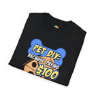 Pet DIY Because Paying $100 For A Cardboard Box Seems Silly T-Shirt - Funny Pet Crafter Gift Humor Tee