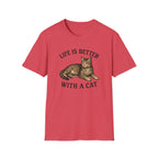 Cat With Slogan T-Shirt