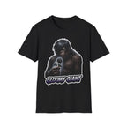 Gloomy Giant Funny Emo Bigfoot T-Shirt | Cryptid Companions Collection by PetPulse