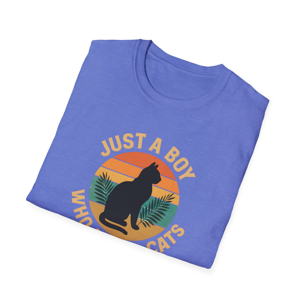 Boy Who Loves Cats T-Shirt