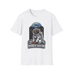 Dober-Moon Funny Doberman Pinscher on the Moon T-Shirt | Cosmic Encounters Collection by PetPulse
