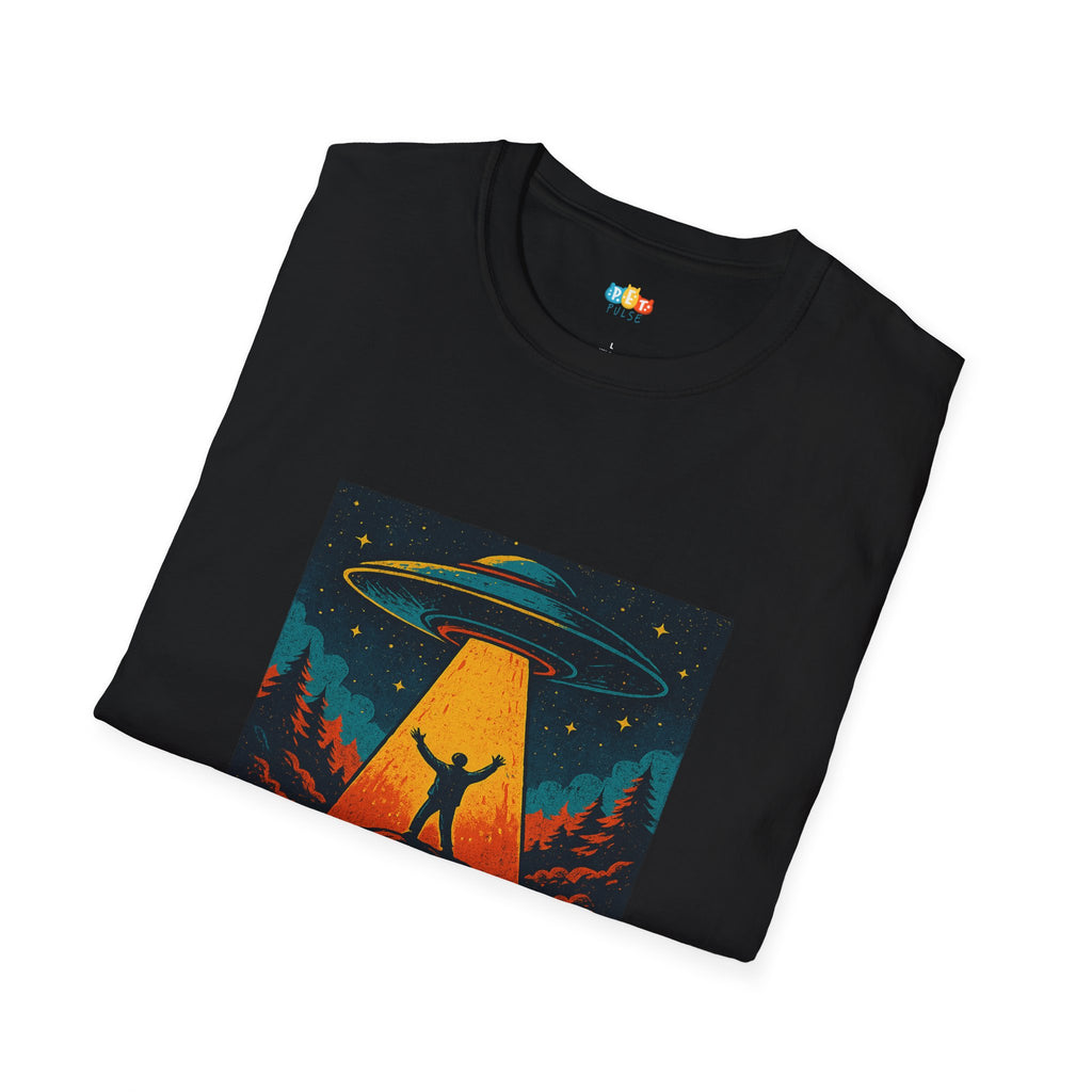 Sign Me Up For Abduction UFO T-Shirt - Funny Alien Beam Me Up Space Travel Extraterrestrial Volunteer Tee