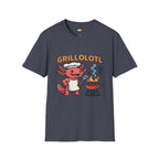 Grillolotl BBQ Axolotl T-Shirt - Funny Grilling Chef Gift BBQ Master Barbecue Cooking Dad Tee
