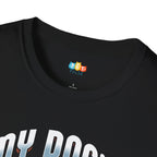 My Dog Got More Gear Than Batman T-Shirt - Wheelchair Dog Mobility Hero Pet Parent Funny Graphic Tee