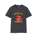 Singolotl Musical Axolotl Karaoke Singer T-Shirt - Funny Animal Pun Music Performance Vocalist Tee