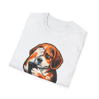 Doomscrolling Through Human-Made Problems Funny Beagle T-Shirt | Tech Pack Collection by PetPulse