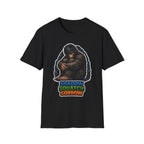 Shadow Squatch Sorrow Funny Emo Bigfoot T-Shirt | Cryptid Companions Collection by PetPulse
