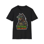 Tactical Foal-ow Up Action Hero Horse T-Shirt | Night Vision Special Ops Horse Graphic Tee | Mane Event Collection by PetPulse