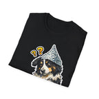 The Ball Was Never Thrown Funny Conspiracy Border Collie T-Shirt | Pet-Spiracy Theorist Collection by PetPulse
