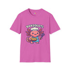 Bakeolotl Baking Axolotl T-Shirt - Funny Baker Chef Pie Whisk Kitchen Cooking Pastry Baker Tee