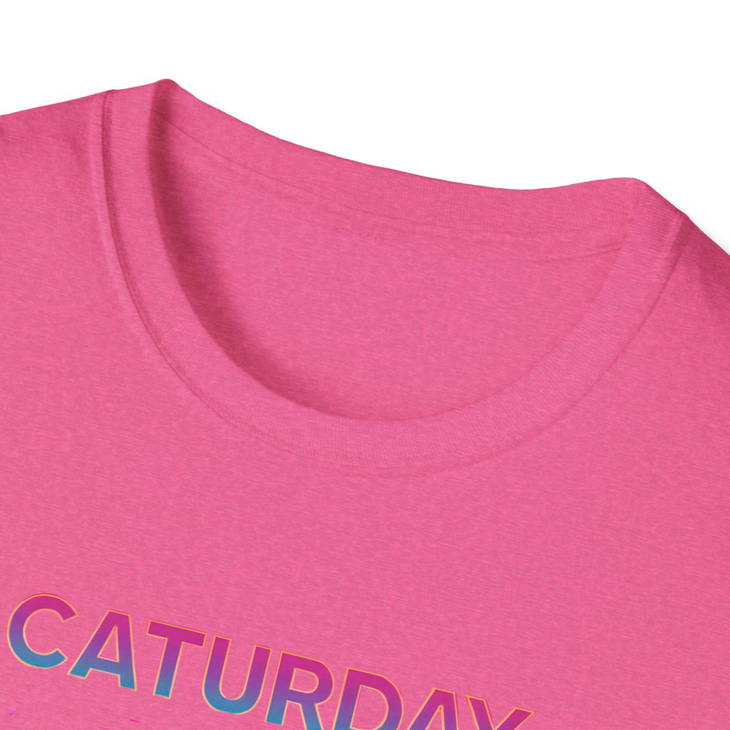 Neon cat boombox vibes T-Shirt