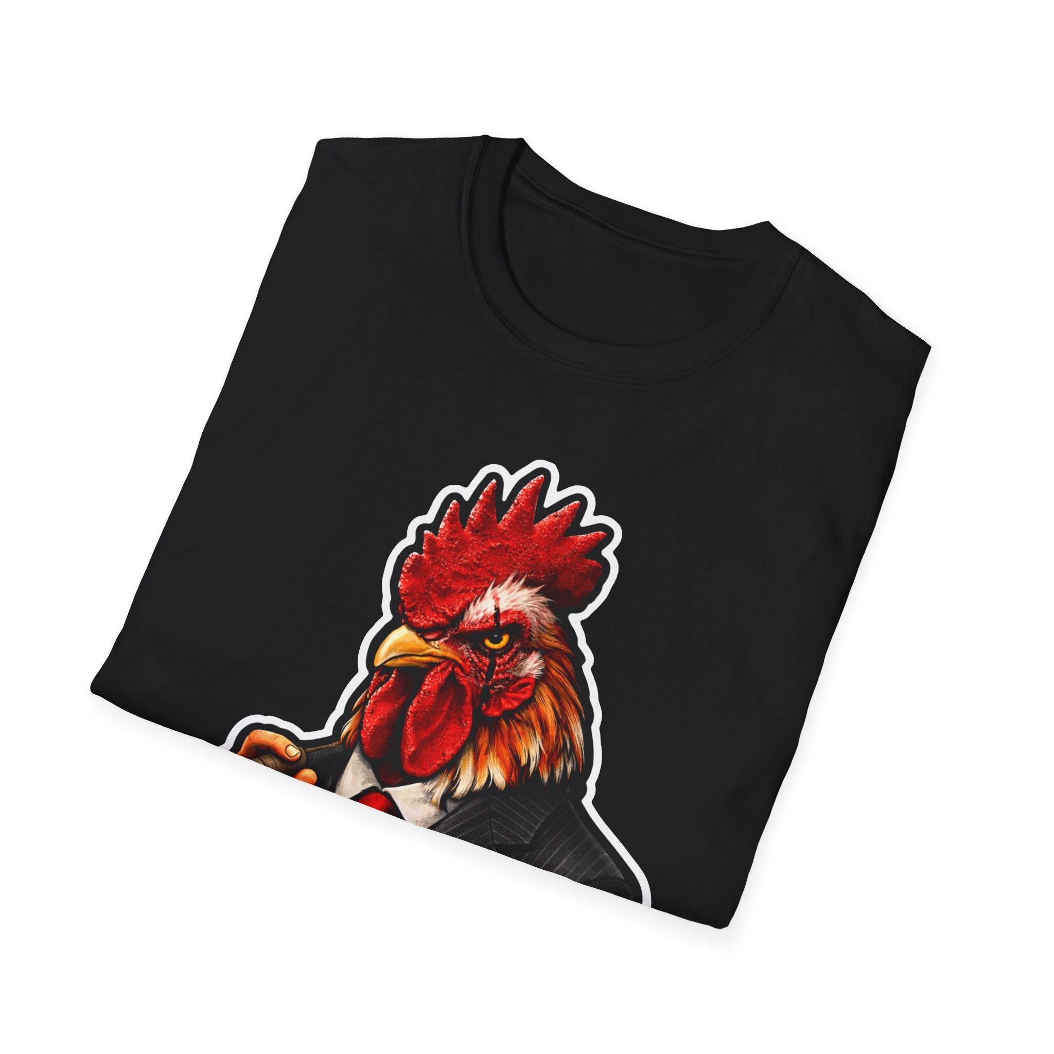 Bad To The Beak Funny Rooster T-Shirt | Cigar Smoking Chicken Graphic Tee for Chicken Owners | PetPulse