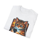 Touch Grass Said No Cat Ever Mid-Spiral Funny Internet Slang Cat T-Shirt | Tech Pack Collection by PetPulse