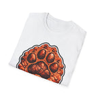 First Paws on Mars Funny Space Dog Paw Print T-Shirt | Cosmic Encounters Collection by PetPulse