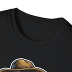 Tilling the Stars Funny Alien Farmer T-Shirt | Cosmic Encounters Collection by PetPulse