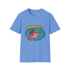 Swimolotl Athletic Axolotl Swimming T-Shirt - Funny Animal Pun Pool Swimmer Water Sports Fitness Tee