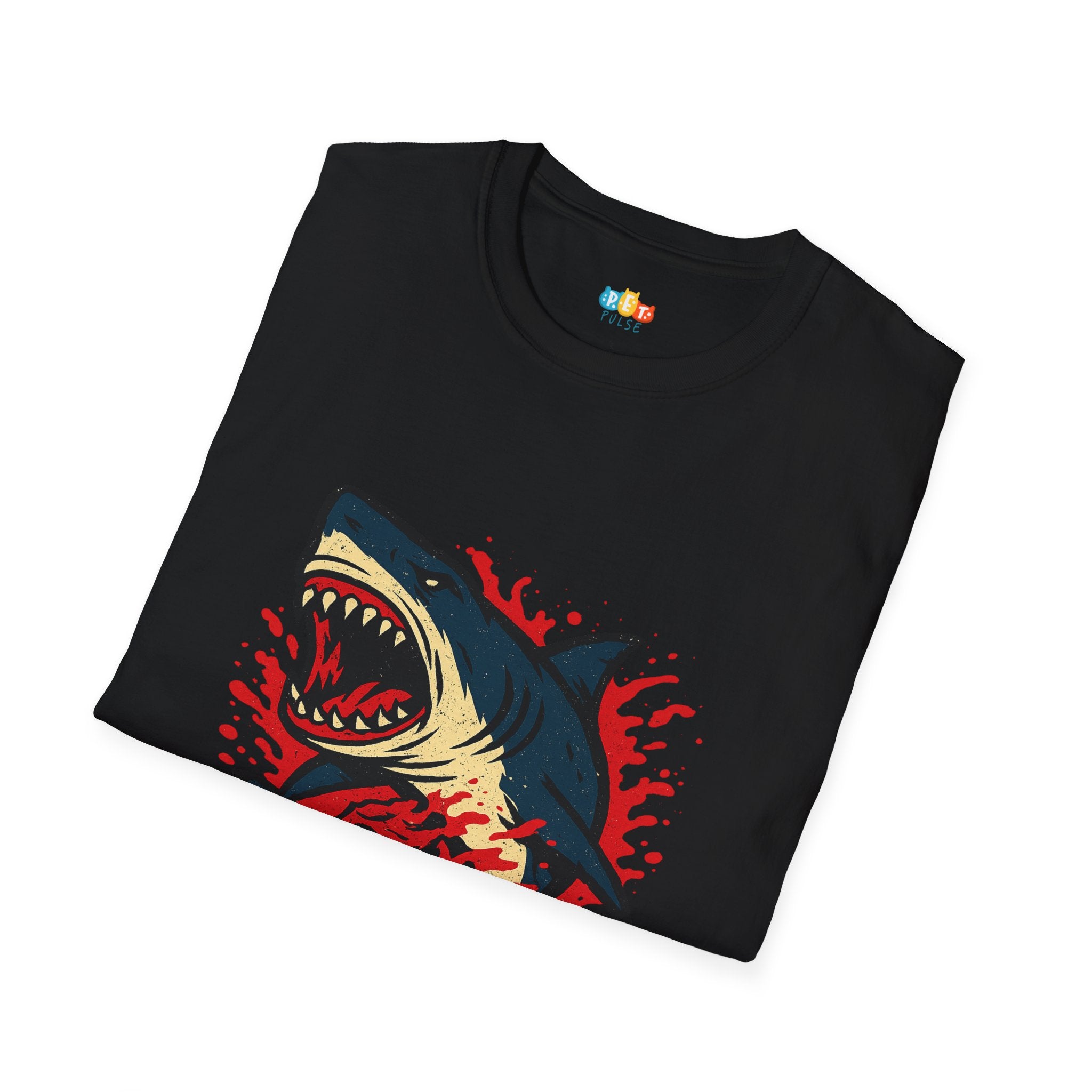 "Not Domesticated" Vintage Shark Rebellion T-Shirt - Retro Wild Blood Graphic Tee