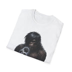 Gloomy Giant Funny Emo Bigfoot T-Shirt | Cryptid Companions Collection by PetPulse