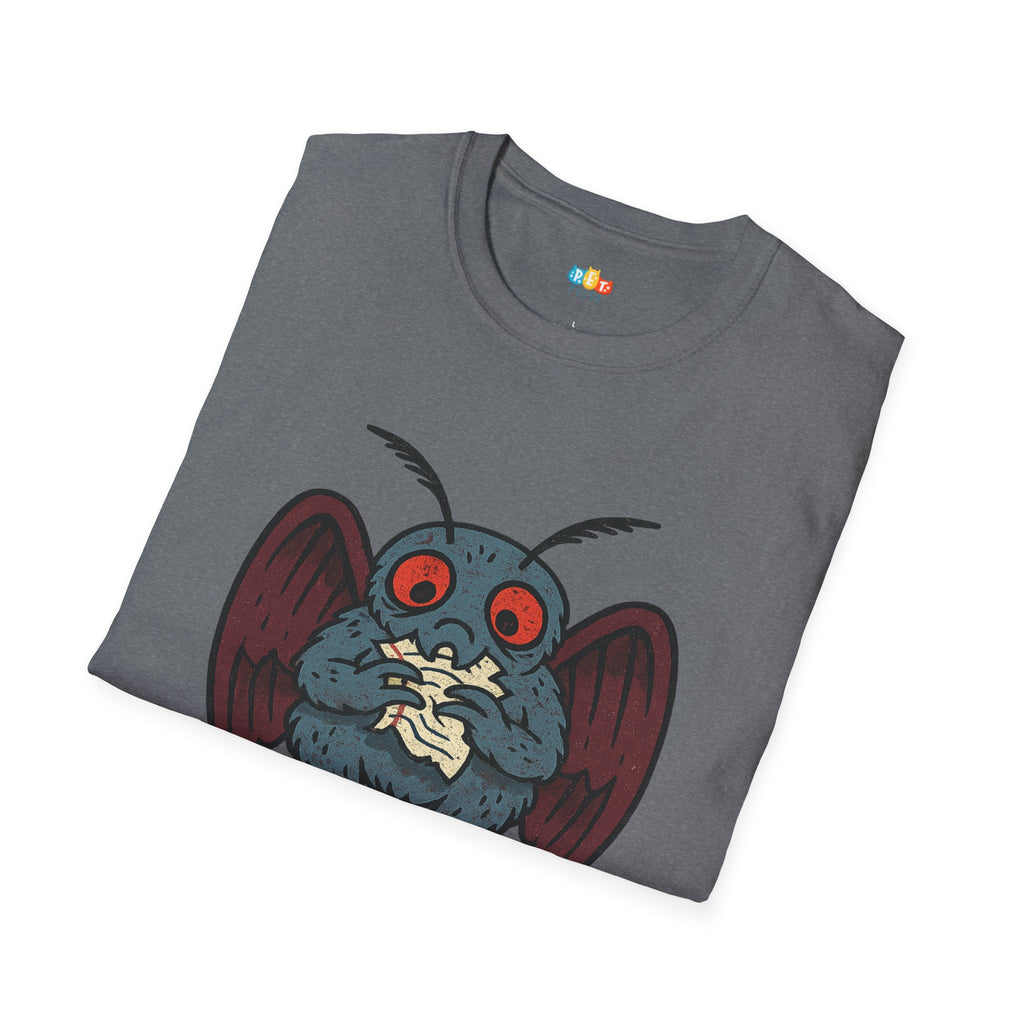 A Cryptid Ate My Homework T-Shirt - Funny Mothman Student School Excuse Legendary Creature Tee