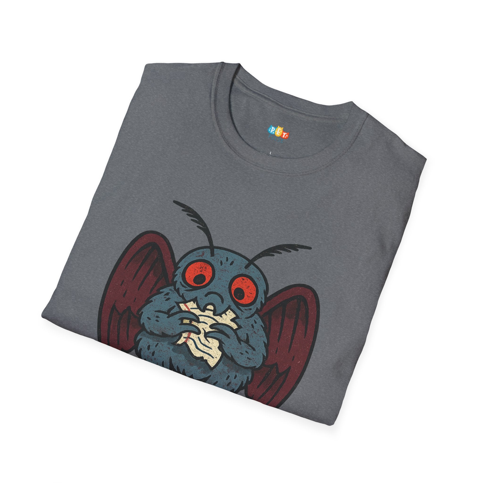 A Cryptid Ate My Homework T-Shirt - Funny Mothman Student School Excuse Legendary Creature Tee