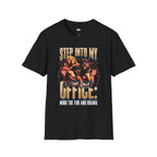 Step Into My Office Mind The Fur And Drama T-Shirt - Funny Multi Pet Owner Gift Home Office Humor Tee
