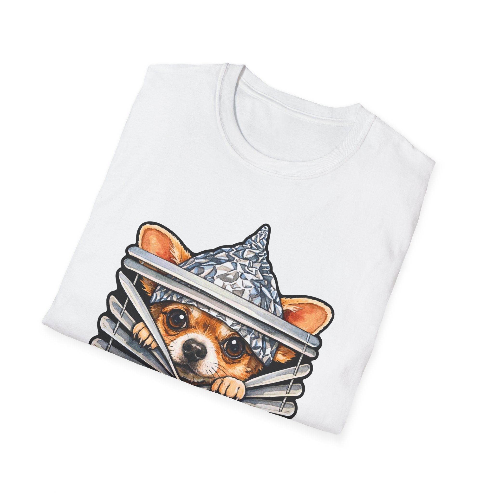 Big Vet Is Watching You Funny Conspiracy Chihuahua T-Shirt | Pet-Spiracy Theorist Collection by PetPulse