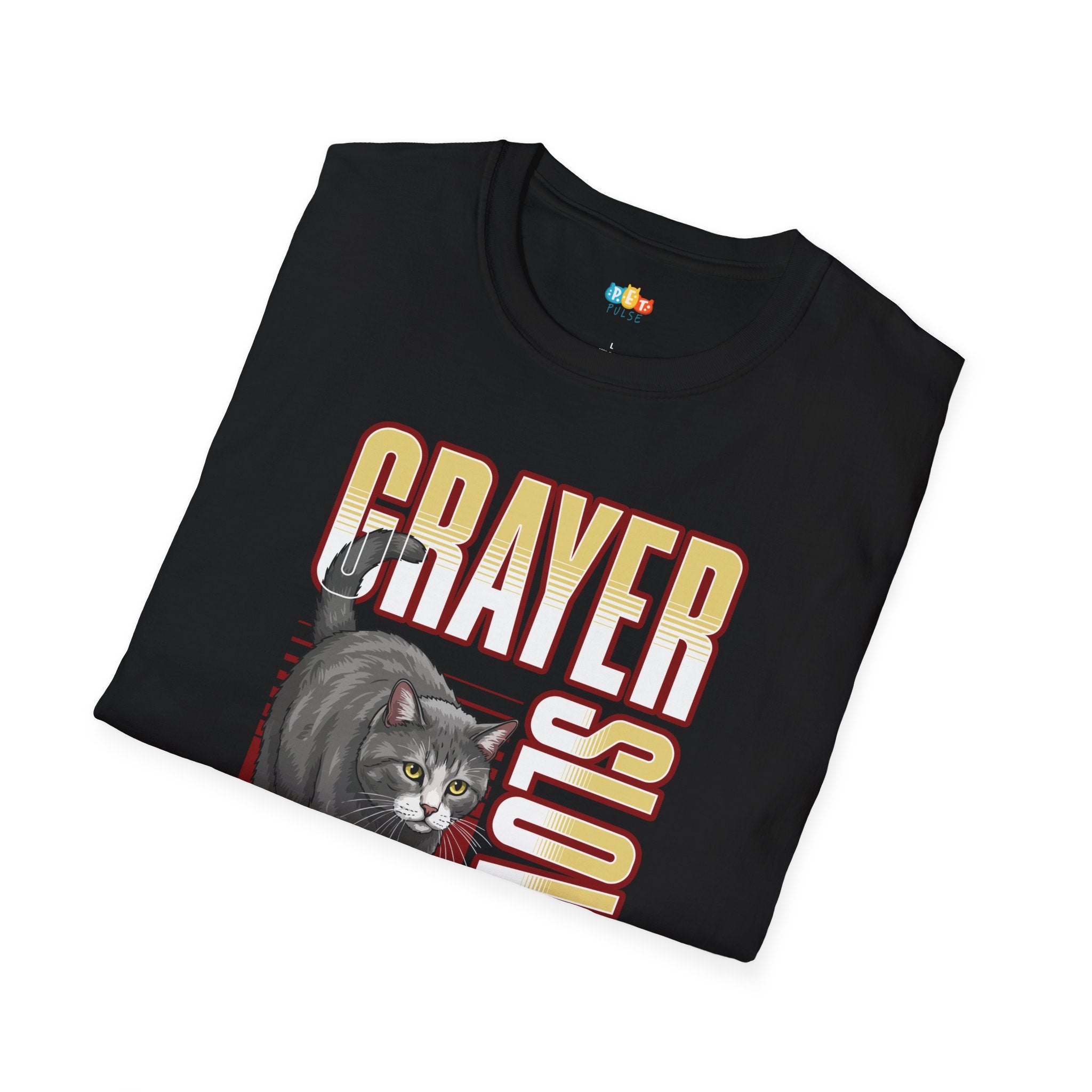 Grayer Slower But Still Awesome T-Shirt - Funny Senior Pet Cat Dog Lover Aging Animals Veterinary Graphic Tee