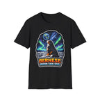 Bernese Moon-tain Dog Funny Bernese Mountain Dog on the Moon T-Shirt | Cosmic Encounters Collection by PetPulse