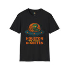 Houston We Have Diabetes Alien UFO Halloween T-Shirt - Funny Space Candy Halloween Sci-Fi Tee