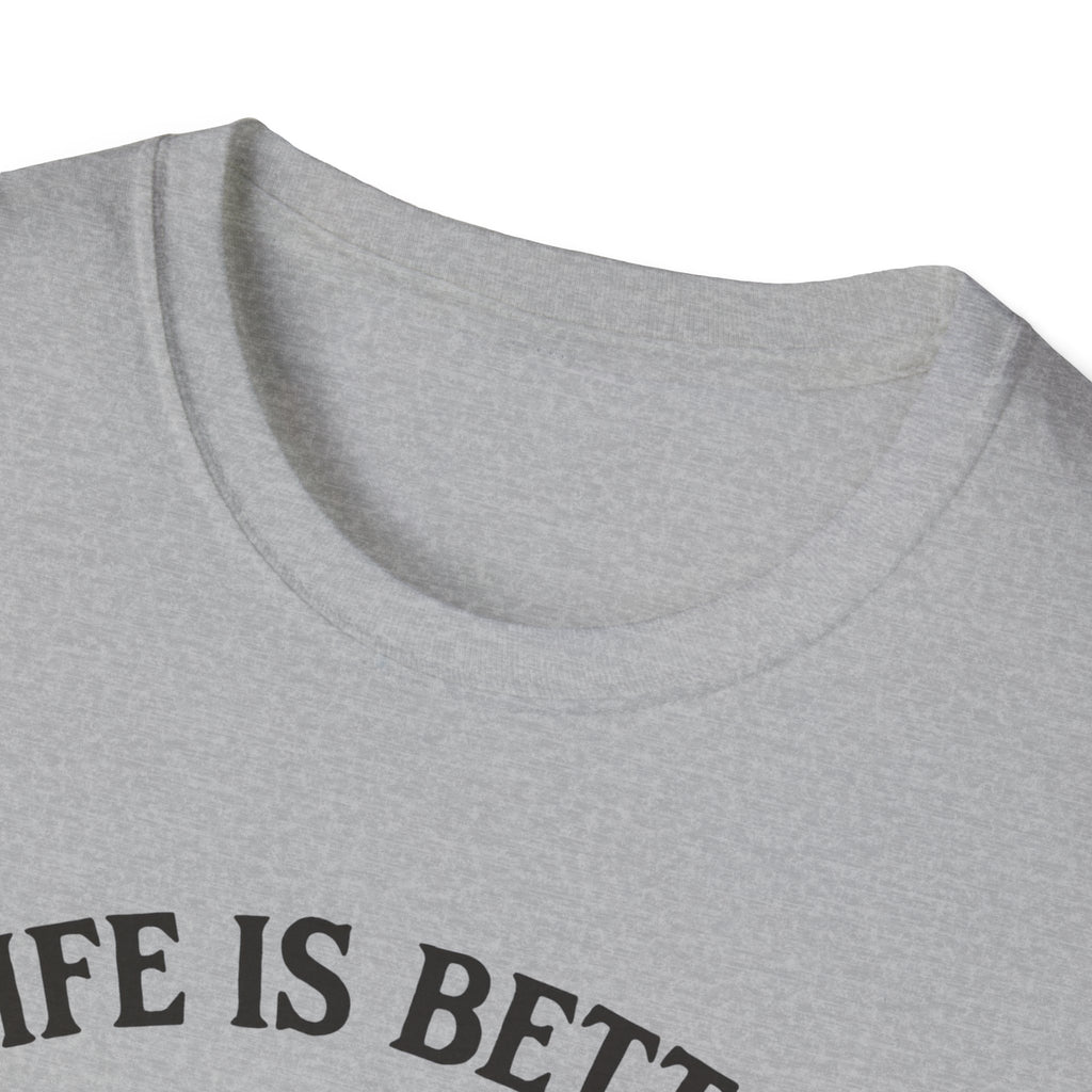 Cat With Slogan T-Shirt