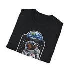 Dober-Moon Funny Doberman Pinscher on the Moon T-Shirt | Cosmic Encounters Collection by PetPulse