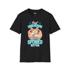 Unknown Future Spoiled Rotten Cat T-Shirt - Rescue Cat Parent Hero Tabby Kitten Graphic Tee