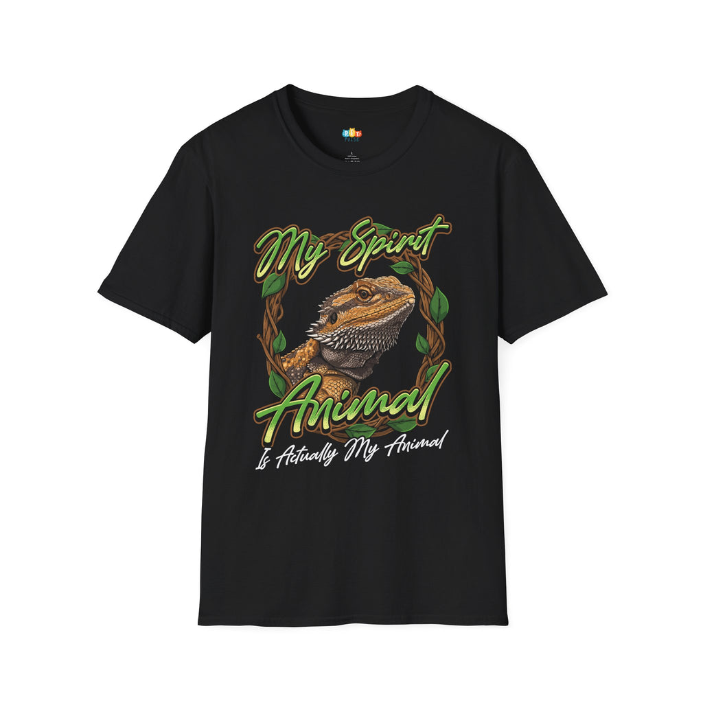 My Spirit Animal Bearded Dragon T-Shirt - Funny Reptile Pet Owner Lizard Lover Gift Tee