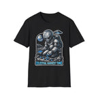 Celestial Harvest Time Funny Alien Moon Farmer T-Shirt | Cosmic Encounters Collection by PetPulse