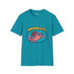 Swimolotl Athletic Axolotl Swimming T-Shirt - Funny Animal Pun Pool Swimmer Water Sports Fitness Tee