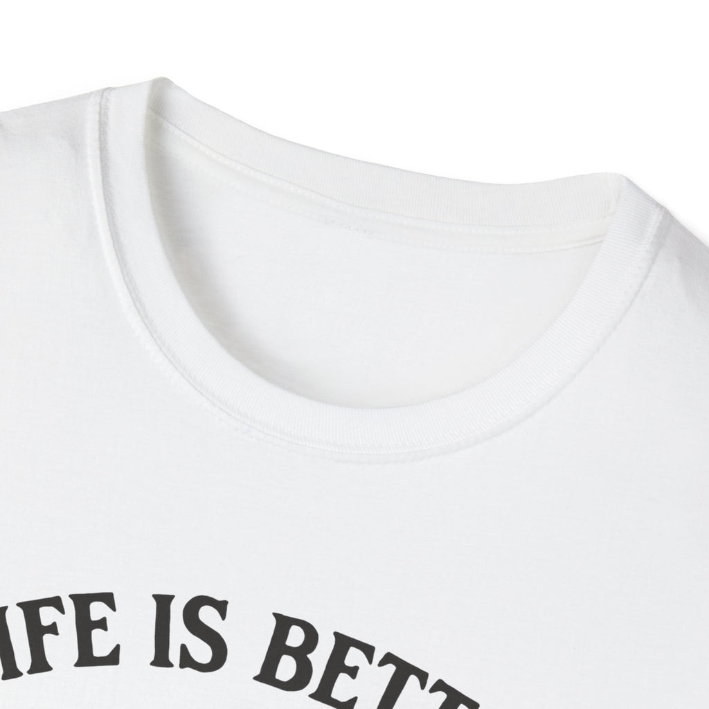 Cat With Slogan T-Shirt
