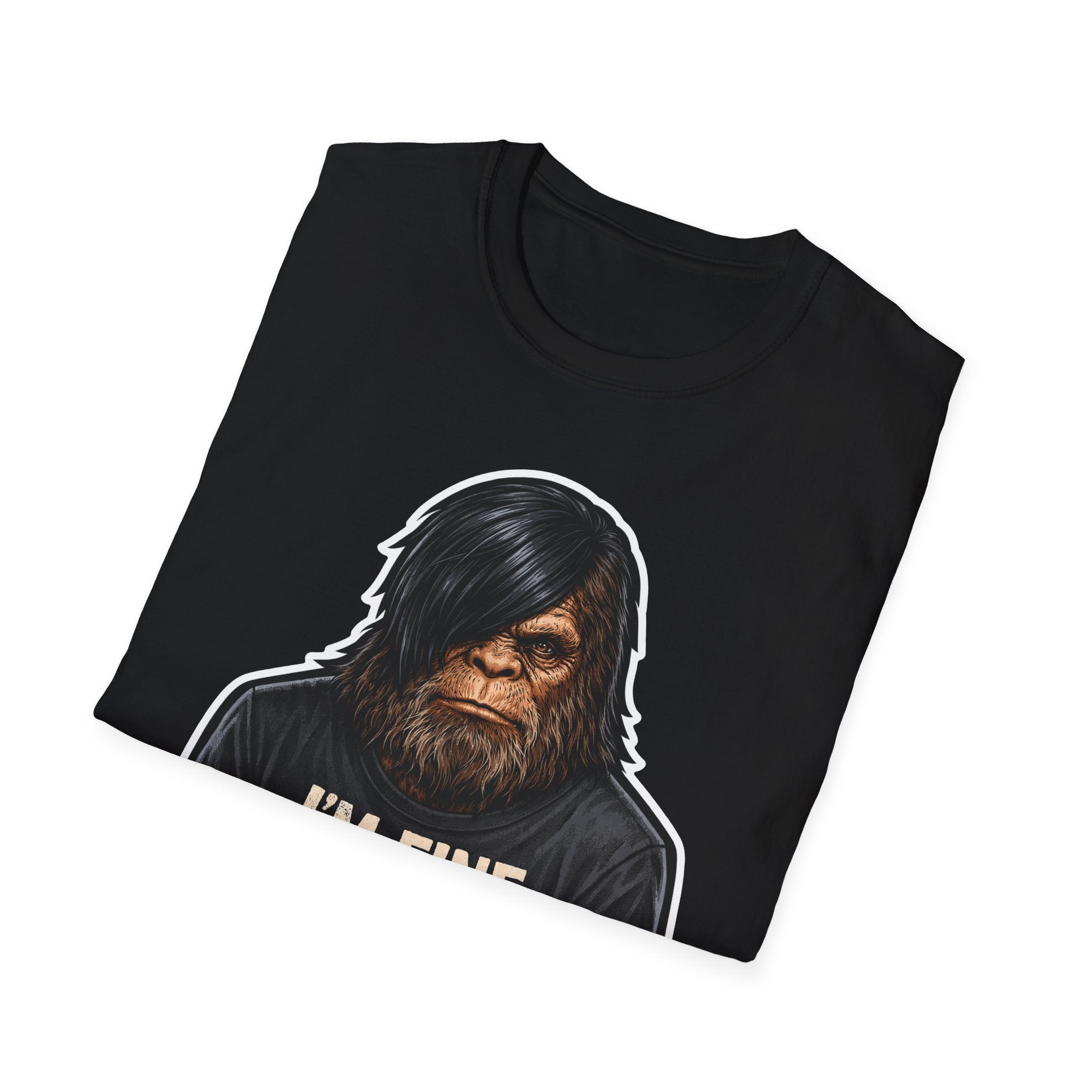 Razor Wire Roots Funny Emo Bigfoot T-Shirt | Cryptid Companions Collection by PetPulse