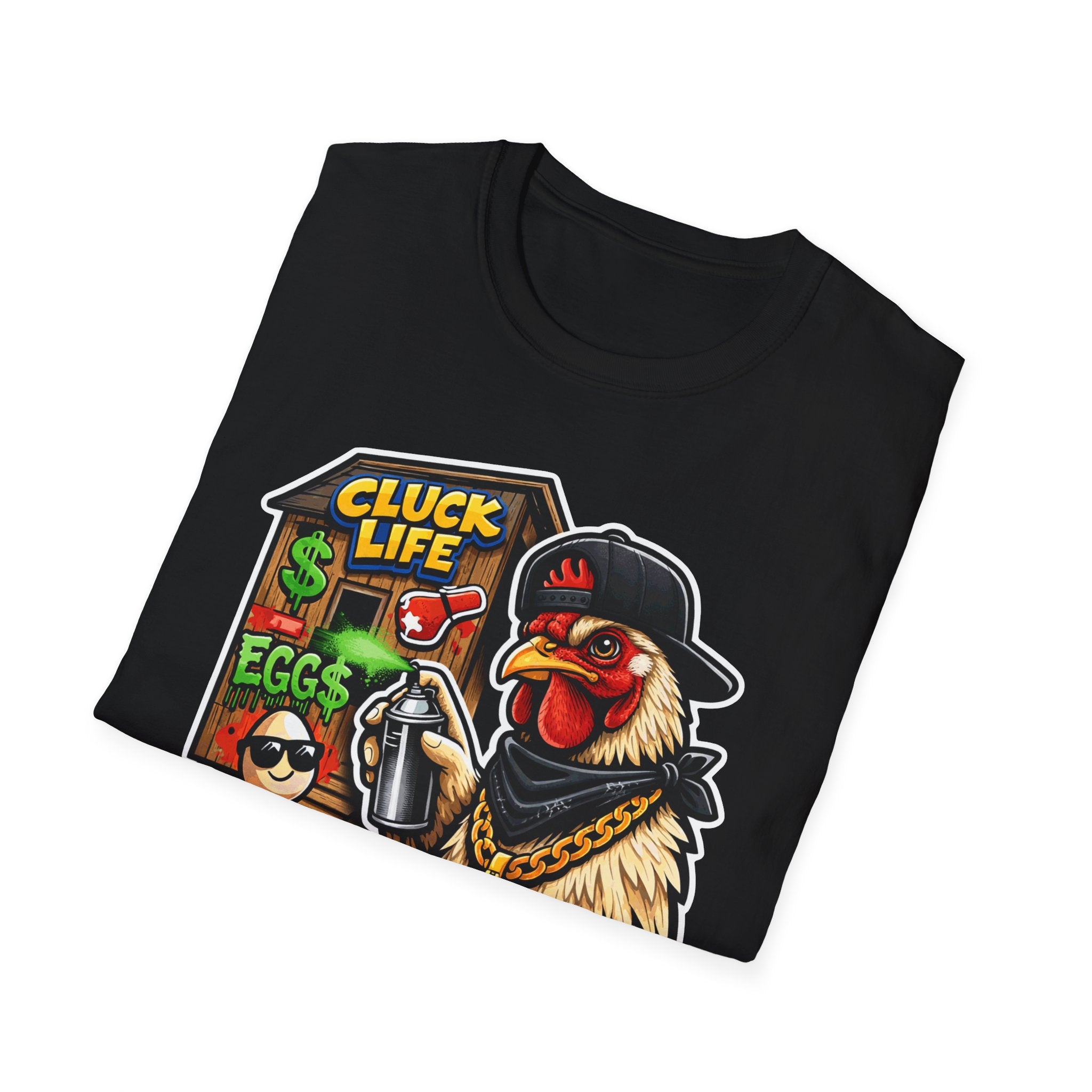 Our Thing Our Coop Funny Street Chicken T-Shirt | Graffiti Rooster Cluck Life Graphic Tee for Chicken Owners | PetPulse