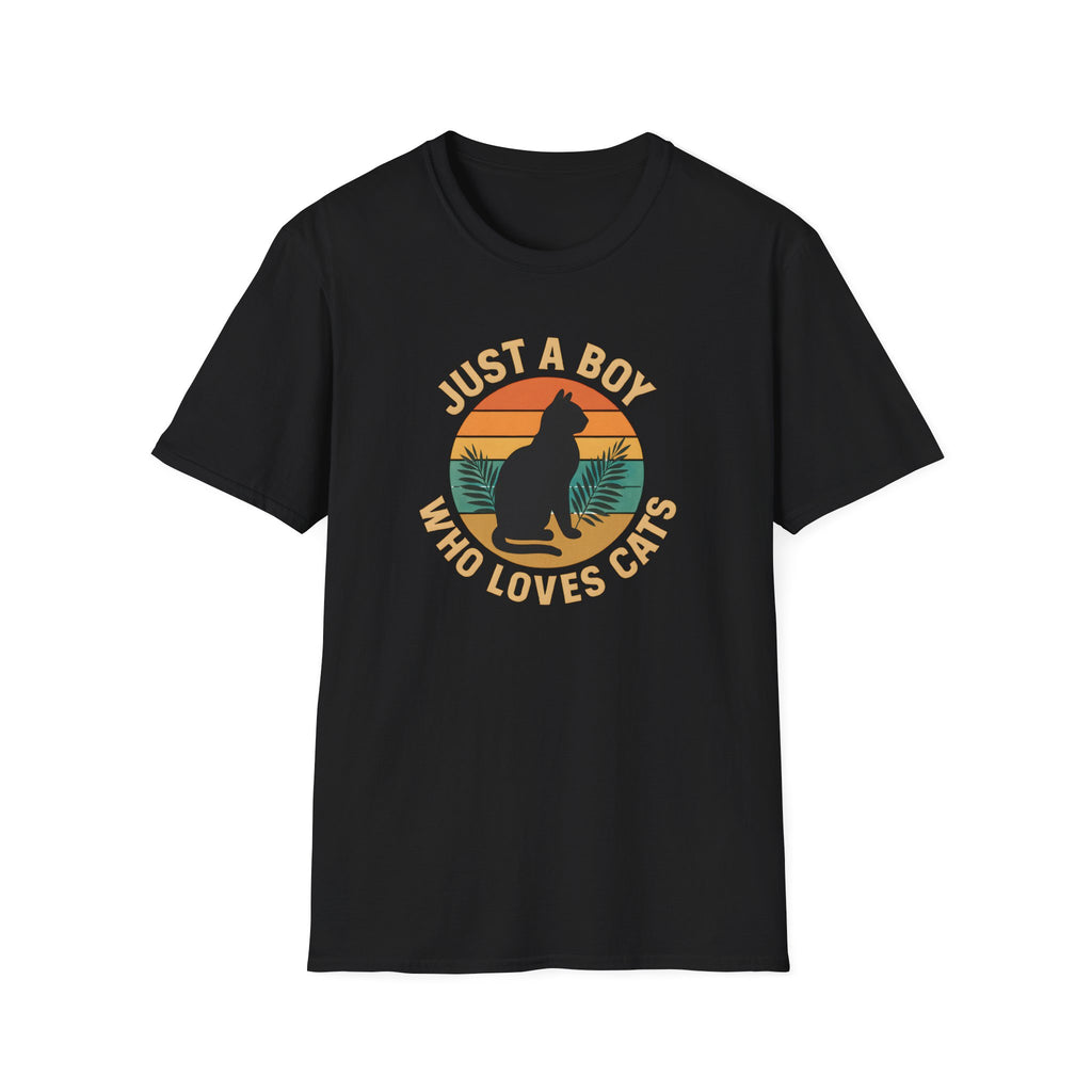 Boy Who Loves Cats T-Shirt
