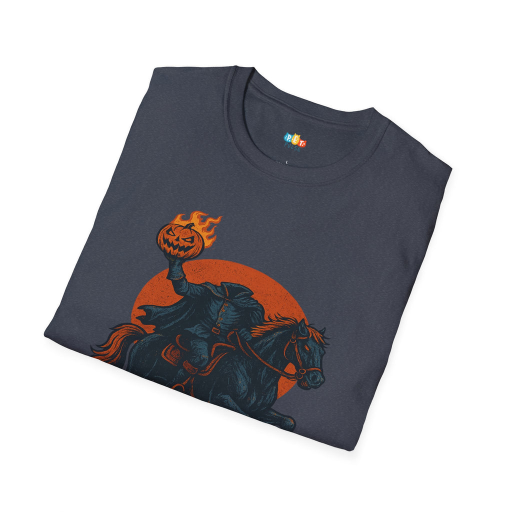 Need A Lift Halloween T-Shirt - Headless Horseman Uber Horror Comedy Gothic Spooky Fall Graphic Tee