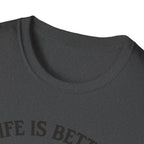 Cat With Slogan T-Shirt