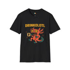Drinkolotl Coffee Axolotl T-Shirt - Funny Caffeine Addict Coffee Lover Espresso Morning Energy Tee