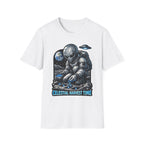 Celestial Harvest Time Funny Alien Moon Farmer T-Shirt | Cosmic Encounters Collection by PetPulse
