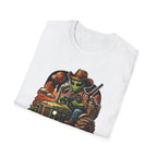 Tractors from Mars Funny Alien Farmer T-Shirt | Cosmic Encounters Collection by PetPulse